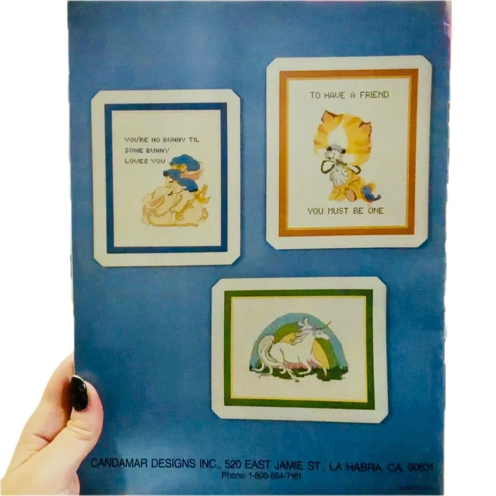 Something Special Beginner Counted Cross Stitch Book Candi Martin 90006